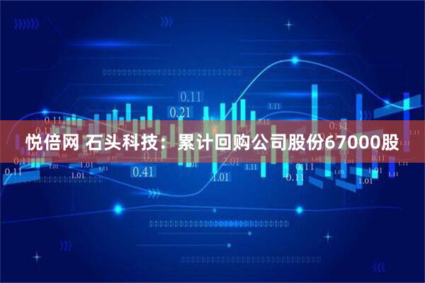 悦倍网 石头科技：累计回购公司股份67000股