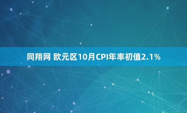同翔网 欧元区10月CPI年率初值2.1%